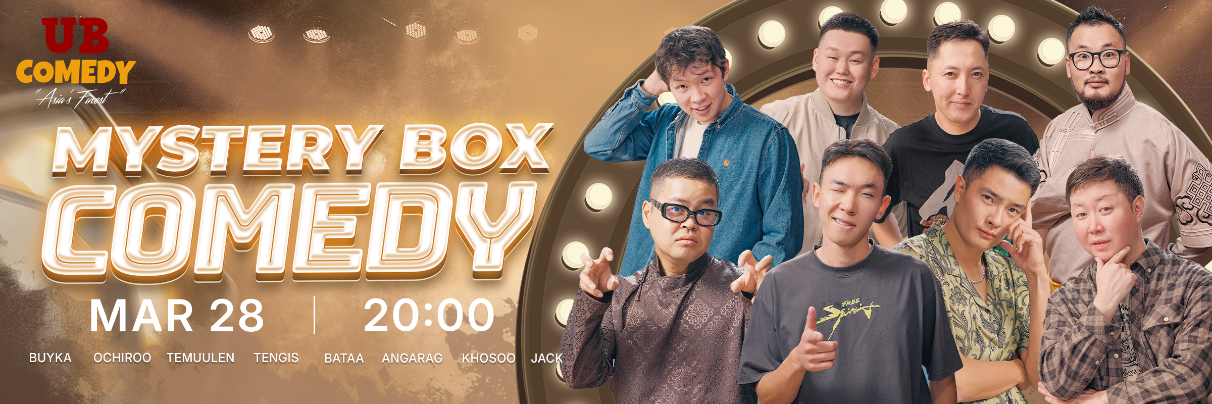 Mystery box comedy show